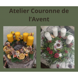 Atelier couronne de Noël