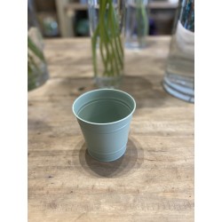 Cache pot zinc vert 11DX11H