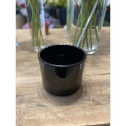 Cache pot céramique noir...